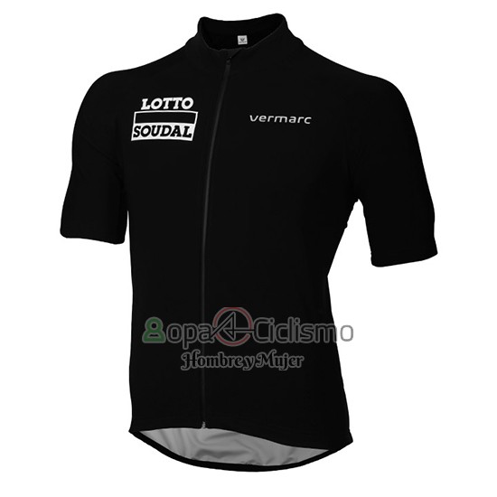 Lotto Soudal Ropa Ciclismo Culotte Corto 2016 Mangas Cortas Negro